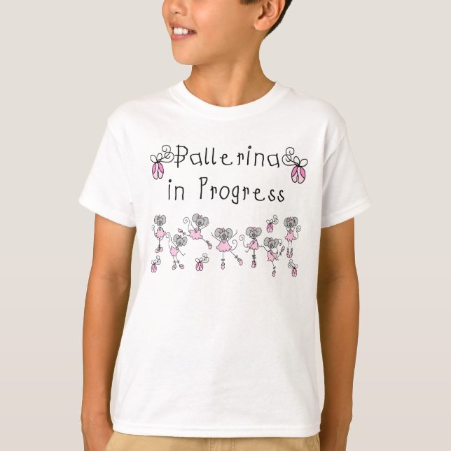 T-shirt en cours de ballerine (Devant)