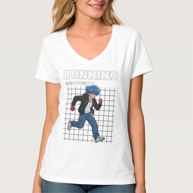 T-shirt En course (Devant)