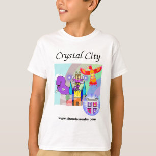 T-shirt en cristal de ville du royaume de Shonda