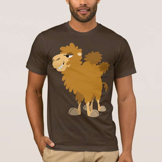 T-Shirt en deux-Humped Camel Carton mignon (Devant)
