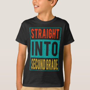 T-shirt En Deuxième Année Retour À L'École 2E Année