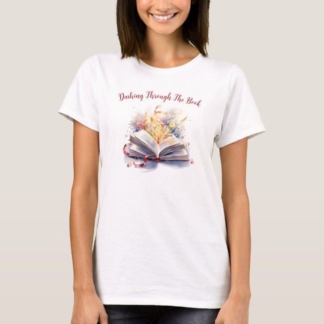 T-shirt En dévalant le livre (Devant)