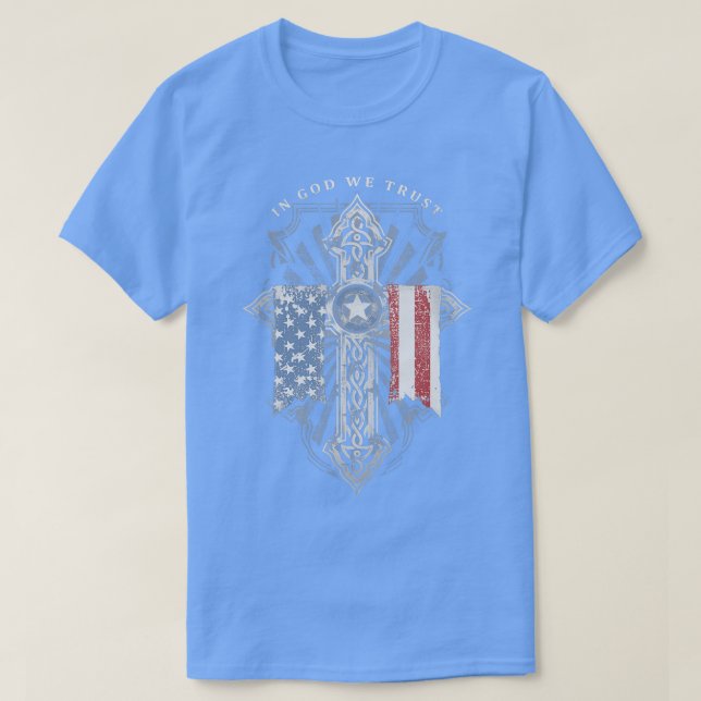 T-shirt En Dieu, nous faisons confiance (Design devant)