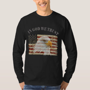 T-shirt En Dieu, nous faisons confiance au respect américa