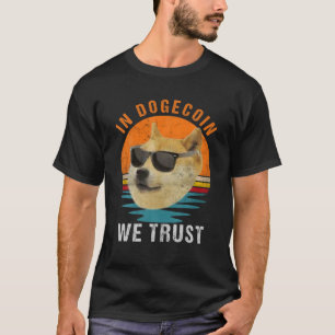 T-shirt En Dogecoin, nous faisons confiance à Crypto Dogec