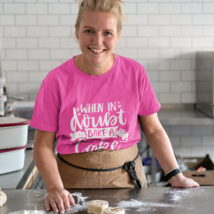 T-shirt En douceur cuire un chef pâtissier Baker Girly Cit