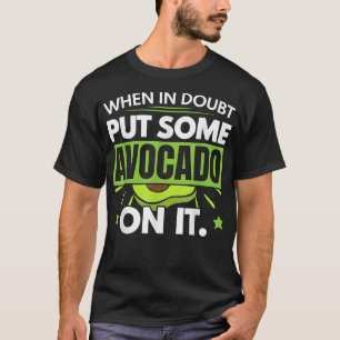 T-shirt En Doute Mettre Un Peu D'Avocado Sur Elle Guac Gua