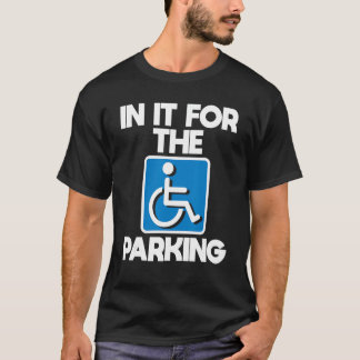 T-shirt En Elle Pour Le Parking - Handicap Handicap Offre