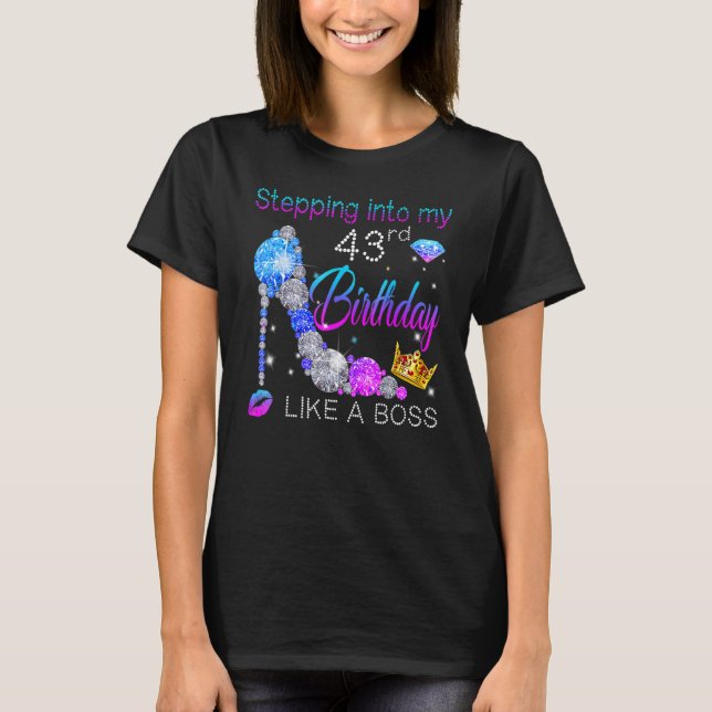 T-shirt En Entrant Dans Mon 43E Anniversaire Comme Un Anni (Devant)