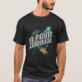 T-shirt En état d'impression Professeur Artiste Peintre