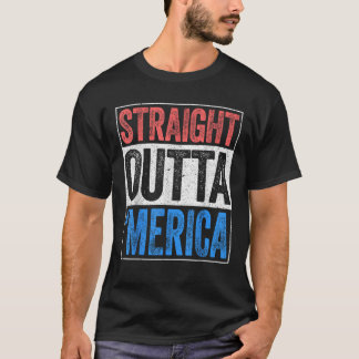 T-shirt En face de l'Amérique 4 juillet
