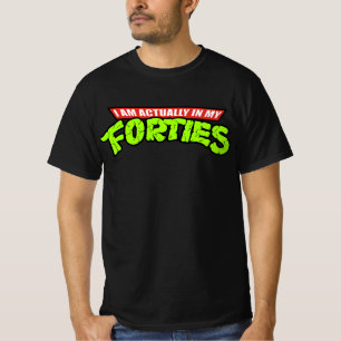 T-shirt En Fait Dans Ma Quarante - Tortues Ninja