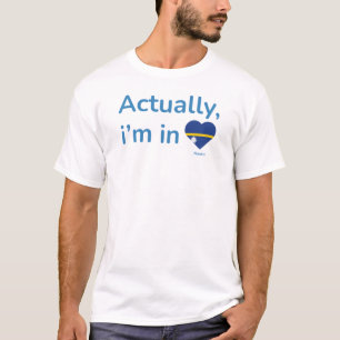 T-shirt En fait il à Nauru