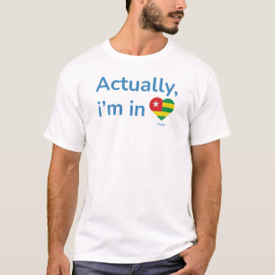 T-shirt En fait, il est au Togo
