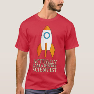 T-shirt En Fait, Je Suis Un Chercheur De Rocket