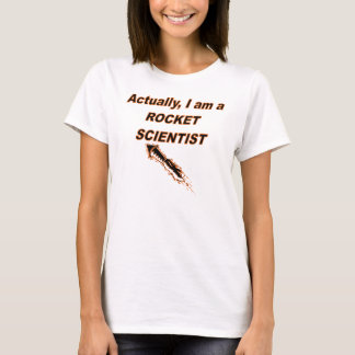 T-shirt En Fait, Je Suis Un Chercheur De Rocket