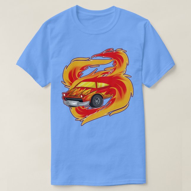 T-shirt en feu (Design devant)