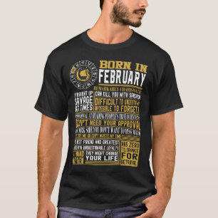 T-shirt En février faits soutenus
