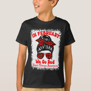 T-shirt En février, nous allons pour la sensibilisation à