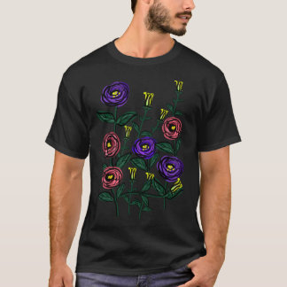 T-shirt en fleurs de Lisianthus
