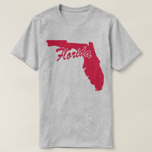 T-shirt en forme de l'État de Floride