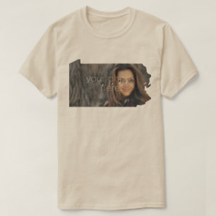 T-shirt en forme de l'état de Pennsylvanie