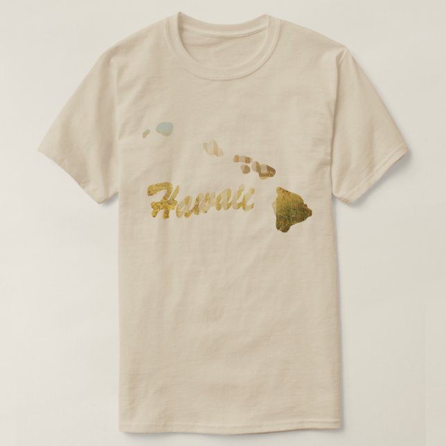 T-shirt en forme de l'état d'Hawaii (Design devant)