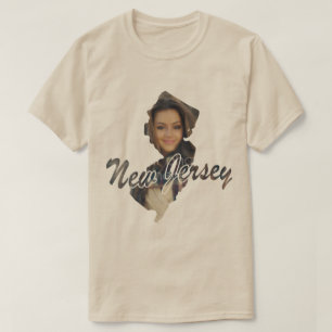 T-shirt en forme de l'état du New Jersey