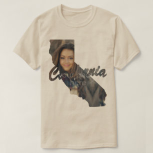 T-shirt en forme d'état de Californie