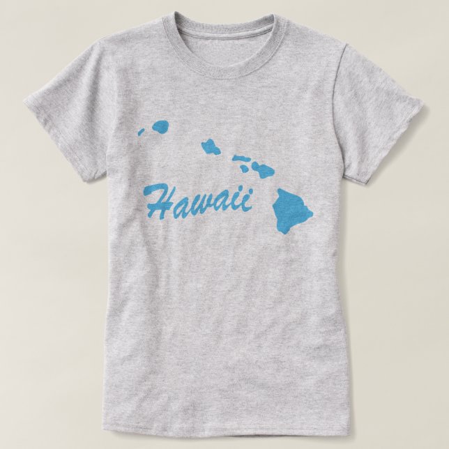 T-Shirt En Forme D'Hawaii (Design devant)