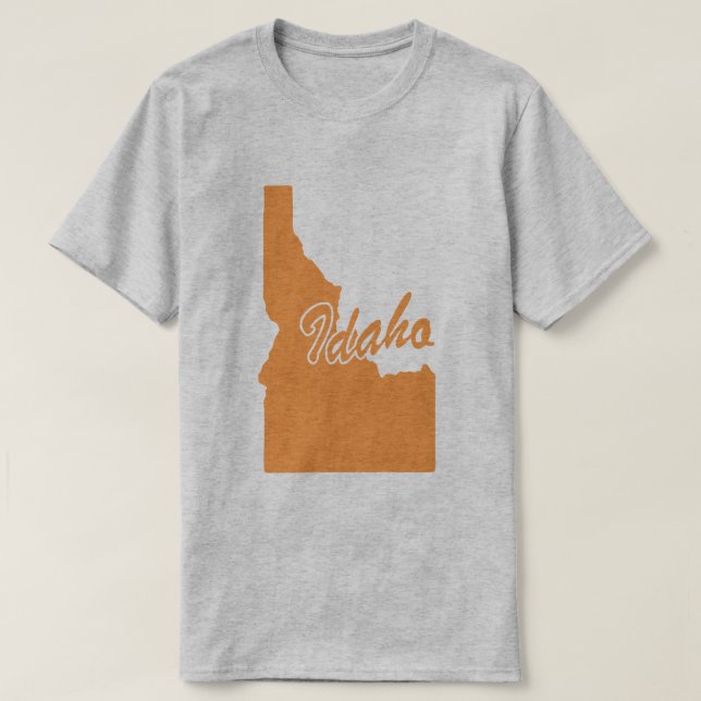 T-Shirt En Forme D'Idaho (Design devant)