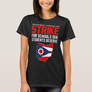 T-shirt En grève École Colombus Strike OH Enseigner