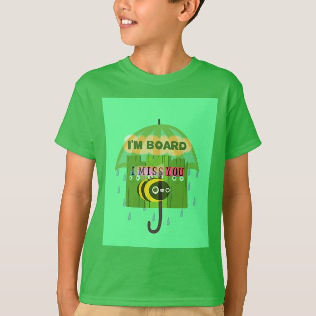 T-shirt En gros, vous me manquez : Texte inspirant (Devant)