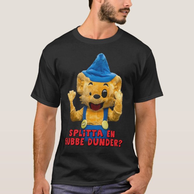 T-shirt En gubbe dunder - Mönster fram (Devant)