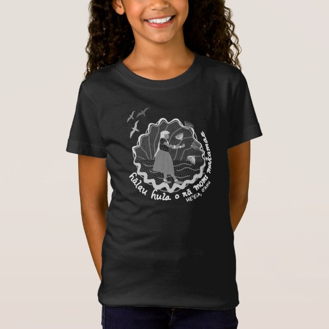 T-Shirt en jersey fin Hālau keiki (Devant)