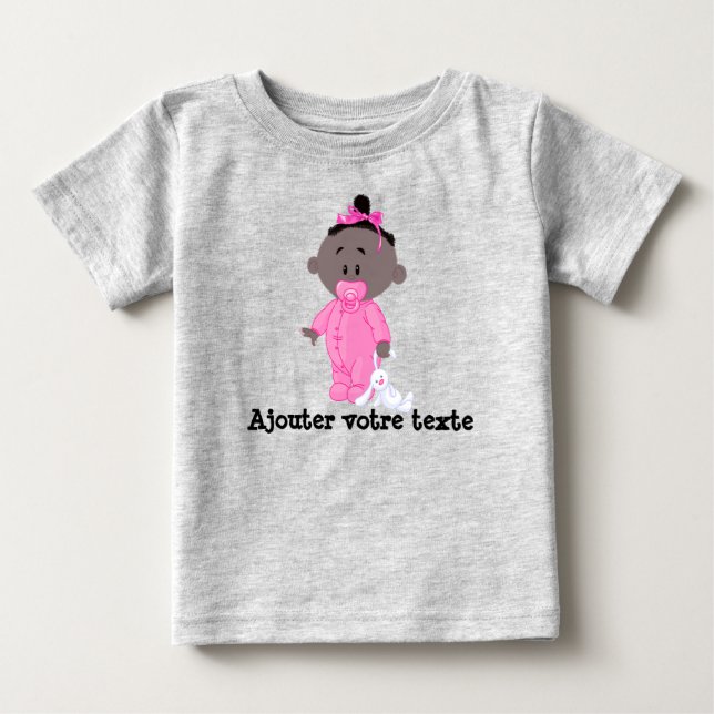 T-shirt en jersey fin pour bébé (Devant)