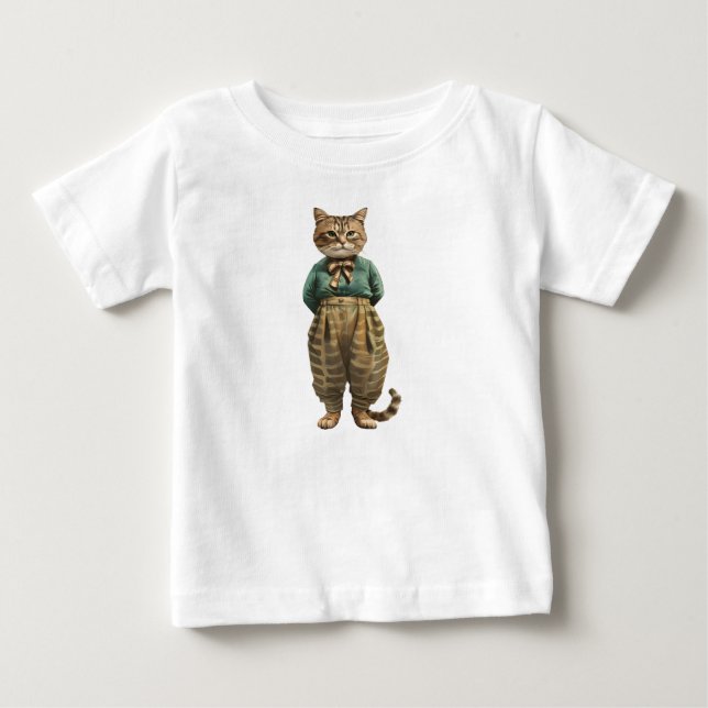 T-shirt en jersey fin pour bébé (Devant)