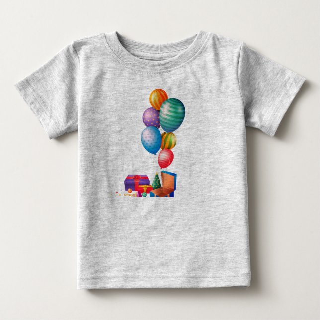 T-Shirt en jersey fin pour bébé (Devant)
