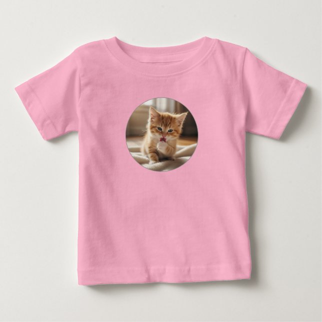 T-shirt en jersey fin pour bébé (Devant)