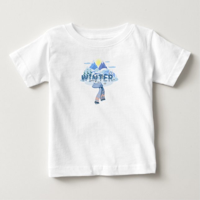 T-shirt en jersey fin pour bébés (Devant)