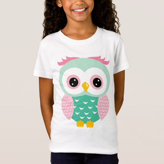 T-shirt en jersey fin pour filles (Devant)
