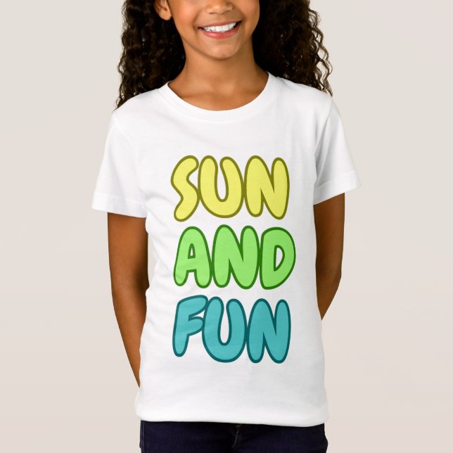T-Shirt en Jersey Fin Sun And Fun (Devant)