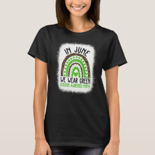 T-shirt En Juin, Nous Portons Vert Pour La Sensibilisation