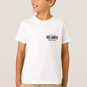 T-Shirt en laiton avant et arrière pour enfants s