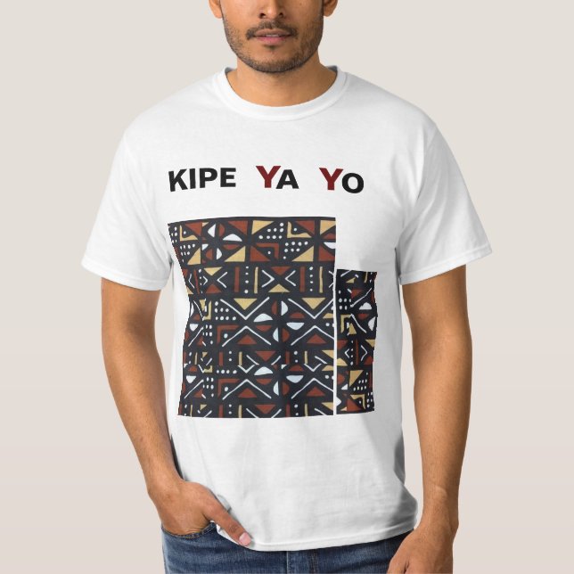 T-shirt en lingala / kipe ya yo (Devant)