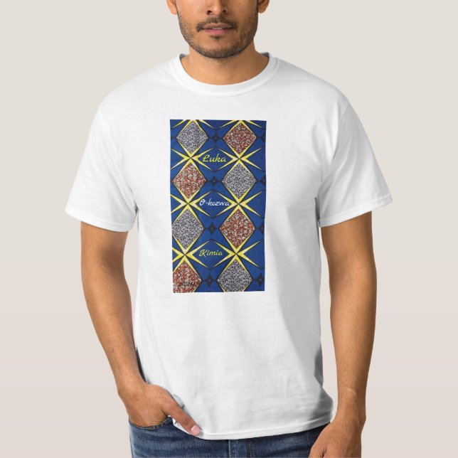 T-shirt en lingala /  luka o-kozwa kimia (Devant)