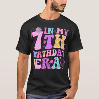 T-shirt En Ma 7E Ère Anniversaire Sept Anniversaires Naiss