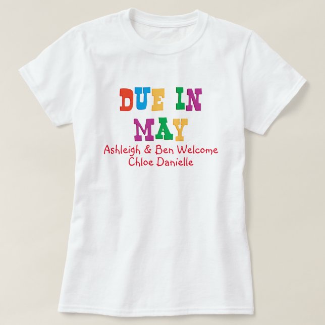 T-shirt En Mai (Design devant)