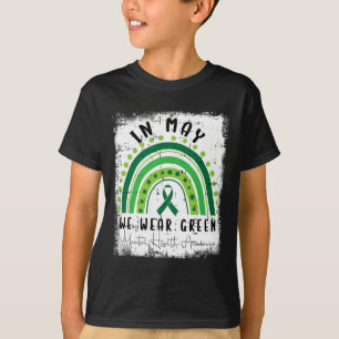 T-shirt En Mai, Nous Portons Un Warri Vert De Sensibilisat