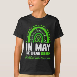 T-shirt En Mai, Nous Portons Une Sensibilisation Verte À L